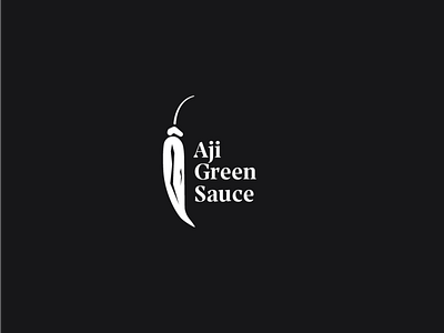 Logo a day 056 - Aji Green Sauce 22 shapes everyday logo logo a day logo design logo inspiration