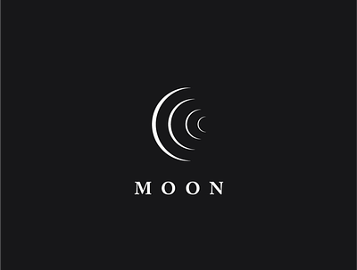 Logo a day 072 - Moon everyday icon a day icon design icon inspiration logo a day logo inspiration minimal moon space space design