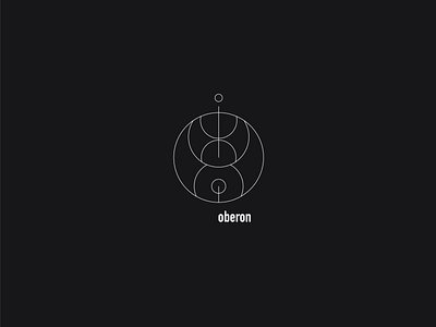 Logo a day 088 - Oberon 22 shapes everyday everyday project icon icon design logo logo inspiration minimal moon space ui ui icons