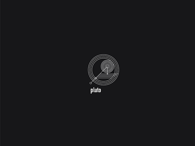 Logo a day 092 - Pluto dwarf planet everyday everyday project exploration geometric icon icon design logo logo a day minimal space ui