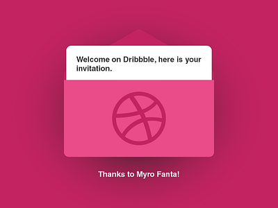 Dribbble Invitation