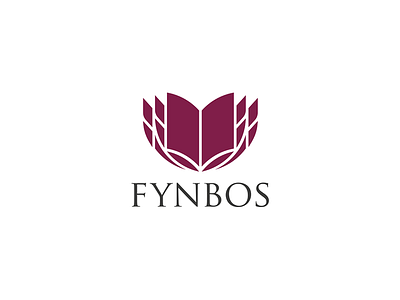 Fynbos publisher bloom book brand branding clean flower identity logo protea publisher publishing house