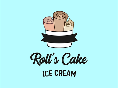 Roll’s Cake brand brand identity branding cartoon designer graphic ice cream ice cream sandwich icecream illustrator lettering logo logo design logocollection logodaily logodesign logotype portfolio vector vintage