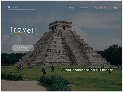 Traveli design responsive travel traveling ui ux web