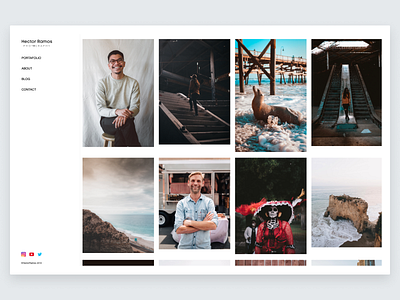 Portafolio design minimal responsive ui web