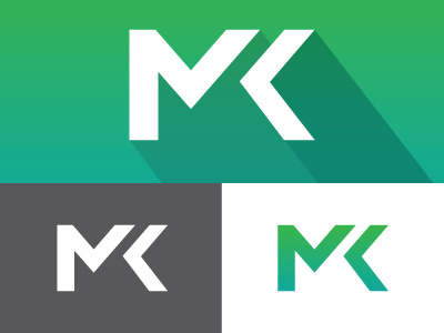 MK Logo branding design icon logo mk typography