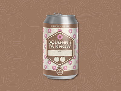 Doughn’t Ya Know Pastry Series beer beer label beer label design label design unmapped brewing company