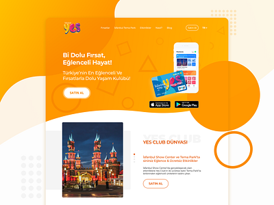 Yes Club: Landing Page finance app fintech home page landing design landing page mobile app multinet slider ui ux web deisgn yes club