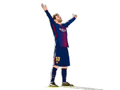 Messi Illustration illustration digitalart design