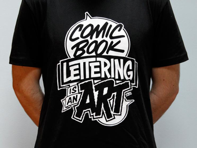 Comic Book Lettering is an Art comic book comics lettering shirt