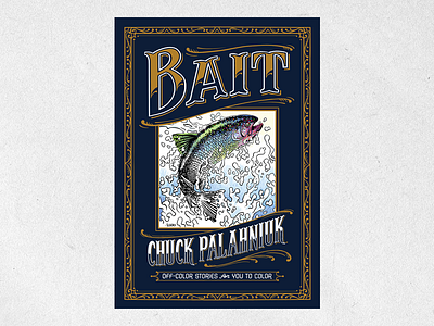 BAIT cover digital hand lettered