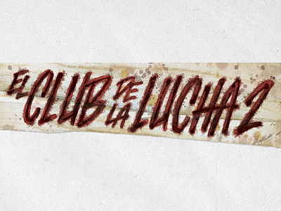 Fight Club 2 Logo (Spanish Edition) fight club logo palahniuk spanish