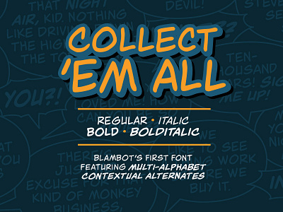 Collect Em All font