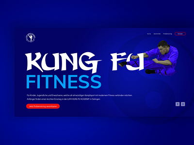 Kung Fu Fitness design web