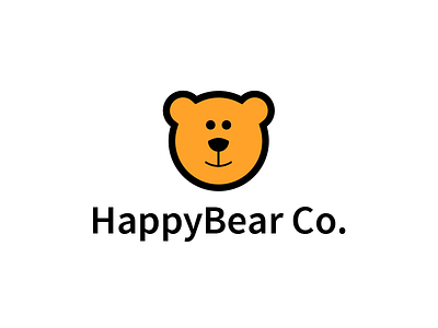 HappyBear bear happy logo rebound