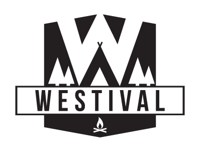 Westival Camping adventure branding camping cooperbility design holiday logo tents westival wild