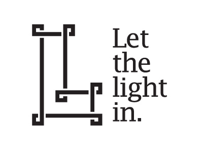 Let The Light In branding design logo museum project