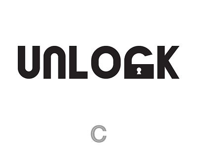 Unlock brand cooperbility free lock logo padlock type typography unlock unlocked
