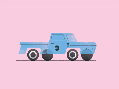 Truck illustration texture