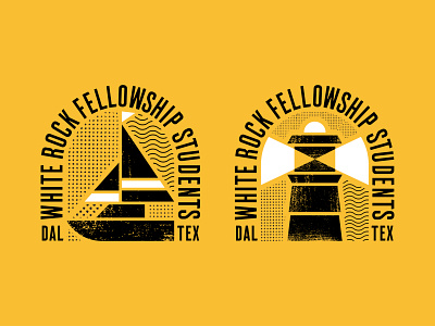 White Rock Fellowship Students lighthouse sailboat t shirt t shirt design
