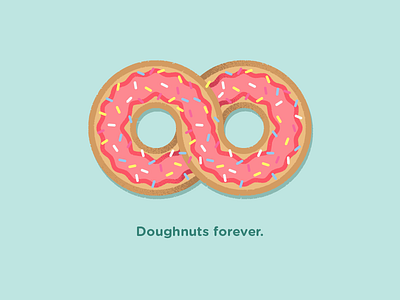 Doughnuts forever donut doughnuts forever illustration texture