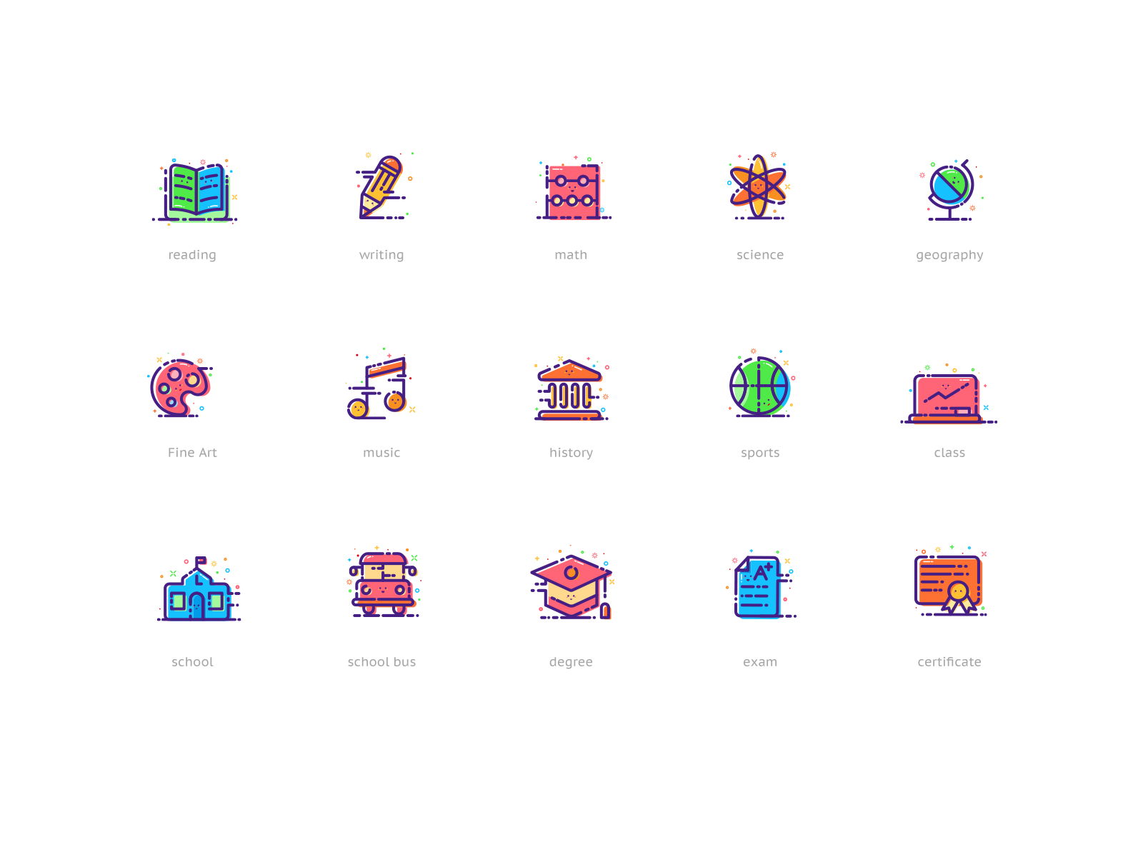 Children education icon by Endi Chen on Dribbble