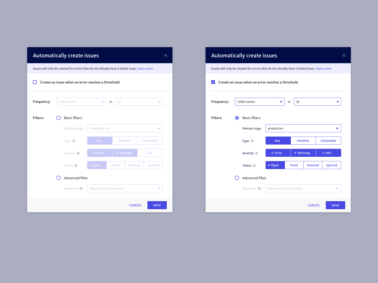 Modal form UI design by Ellen Yang on Dribbble