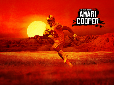 Red Dead Amari Cooper amari cooper cowboys digital football nfl photoshop red dead warm
