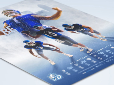 2018 Drake University Football Poster