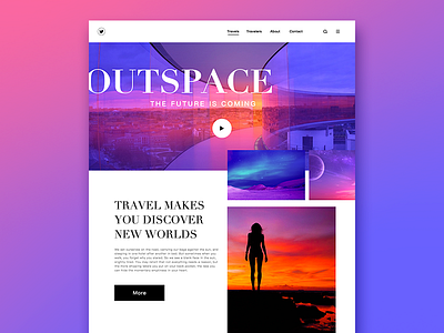 Outspace art design fashion web