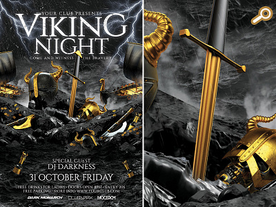 Viking Party Flyer