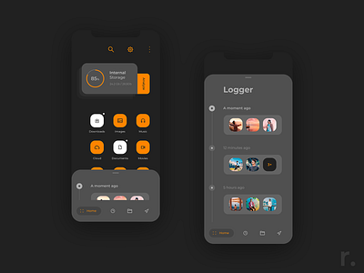 Mobile UI app app design art clean design dark ui design app dribbble best shot modern ui ui ux