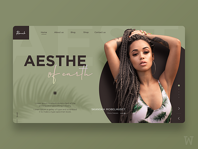 Modern website template 7