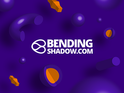 Bending shadow Logo 3d art best shot brand design brand identity branding logo logo design logodesign logotype