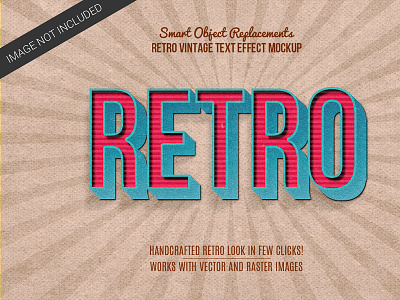 Retro Vintage Text effect