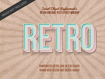 Retro Vintage Text Style