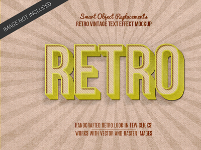 Retro Vintage text Style