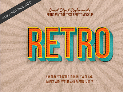 Retro Vintage Text Style