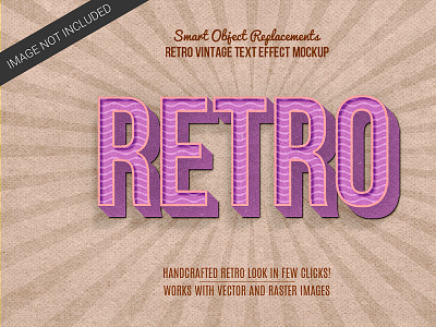 Retro Vintage Text Style add on