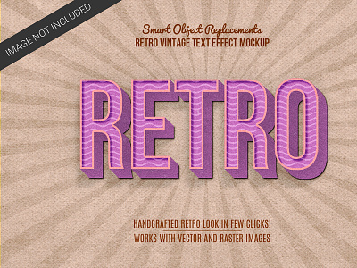 Retro Vintage Text Style