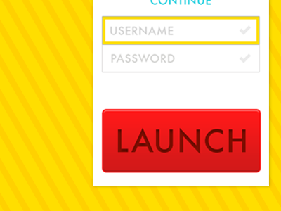 Launch how to login password rocket ui username