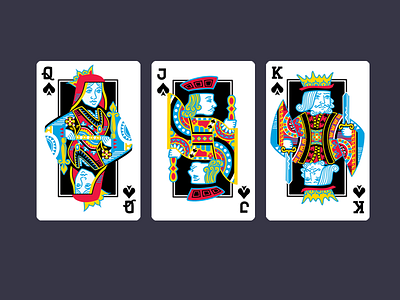 Suit of spades bridge cards jack king playing poker queen royals spades suit