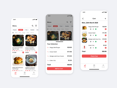 Food Order iOS Mobile App design food app food app ui iosapp mobile design order app ui ui uidesign uxdesign