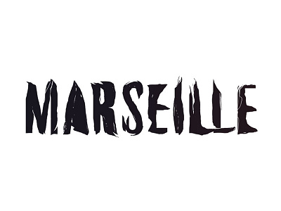 Marseille dark lettering netflix scary title treatment type