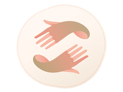 Hands care community design hands illustration love soft vector illustration