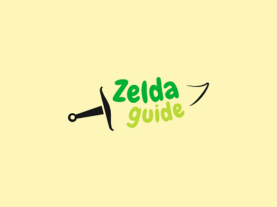 ZeldaGuide logotype branding illustration logo typography