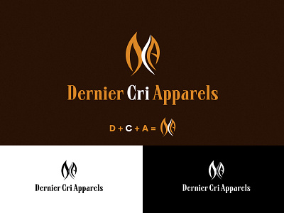 Logo design for Dernier Cri Apparels accessories apparel beauty branding concept fashion logo style stylish trend typogaphy