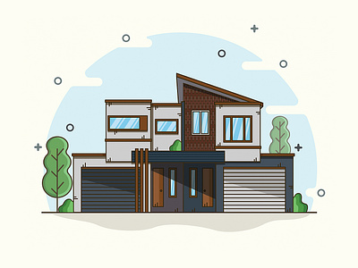 Futuristic Modern House by Jitender Rawat on Dribbble