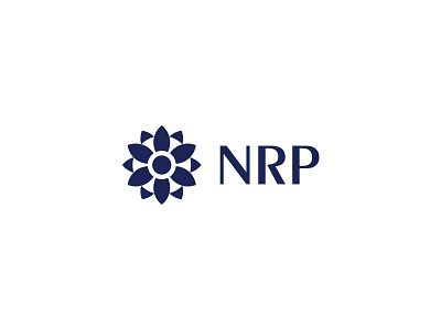 NRP cosmetic flower health logo logodesign lotus mark mdc miladrezaee symbol