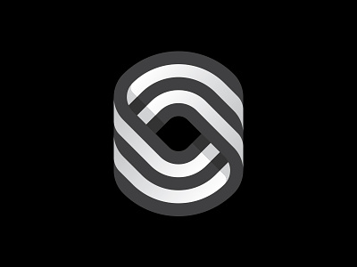 O goemetric letter logo logodesign mark mdc miladrezaee o twist